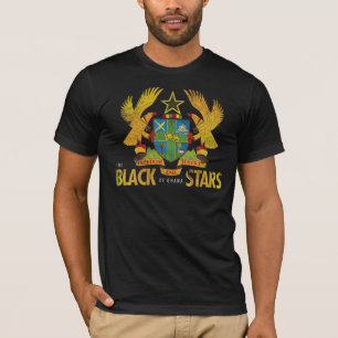T-shirt As estrelas pretas de Ghana