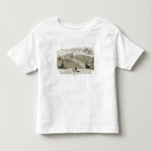 T-shirt As etapas ao terraço do jardim, palácio do