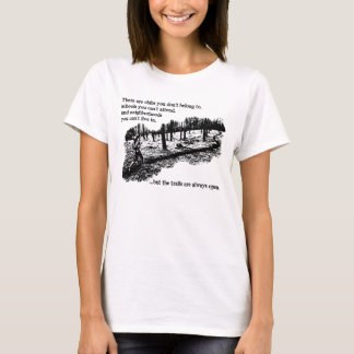 T-shirt As fugas abrem sempre mulheres