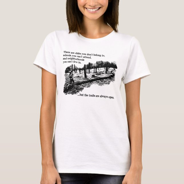 T-shirt As fugas abrem sempre mulheres (Frente)
