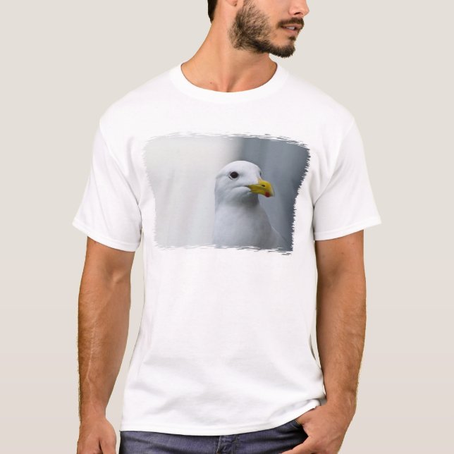 T-shirt As gaivotas Também Precisam De Amor (Frente)