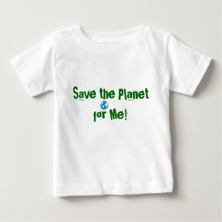 T-shirt as imagens, salvar o planeta para mim!