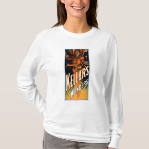 T-shirt As maravilhas de Kellar vestidas como a mágica do