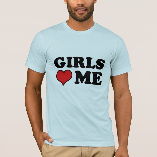 T-shirt As meninas amam-me (Frente)
