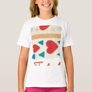 T-shirt As meninas do trajeto do amor multam a camisola de