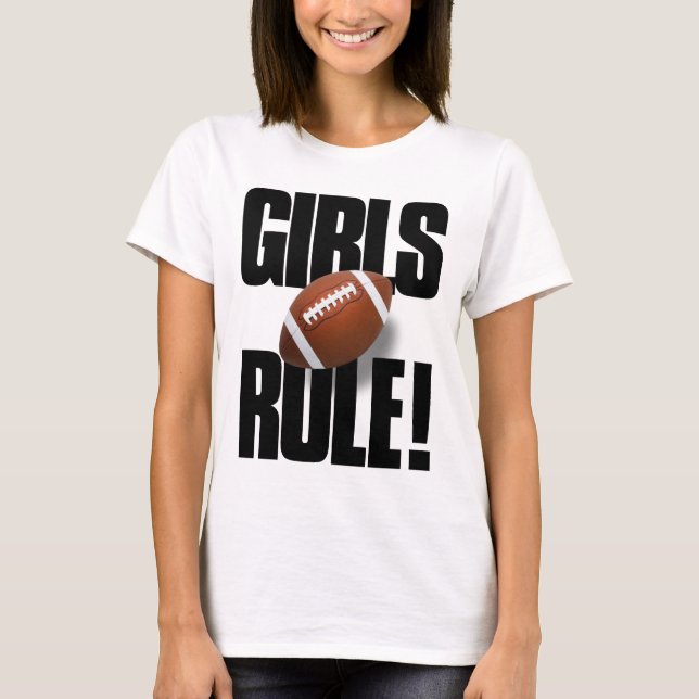 T-shirt AS MENINAS REGEM! Futebol (Frente)