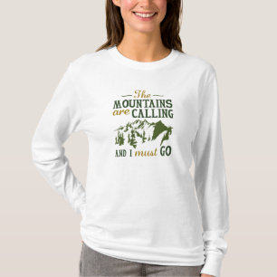 T-shirt As montanhas estão chamando