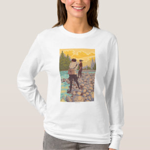 T-shirt As mulheres voam FishingArizona