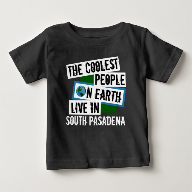 T-shirt As Pessoas mais legais da Terra vivem em South Pas (Frente)