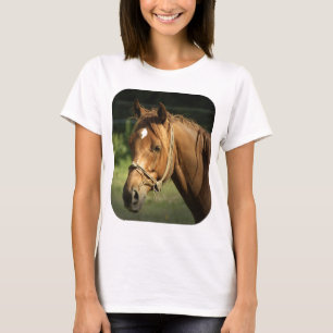 T-shirt As senhoras do pônei da castanha couberam o