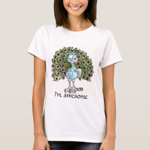 T-shirt As senhoras impressionantes do pavão couberam o
