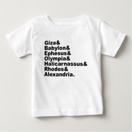 T-shirt As Sete Maravilhas do Mundo Antigo