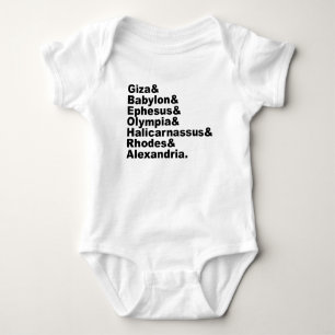 T-shirt As Sete Maravilhas Do Mundo Antigo