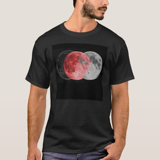 T-shirt As três luas da mágica (Frente)