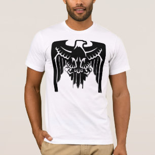 T-shirt Asas da propagação do protetor da brasão do