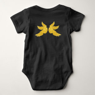 T-shirt Asas de Arcanjo do Ouro de Queda