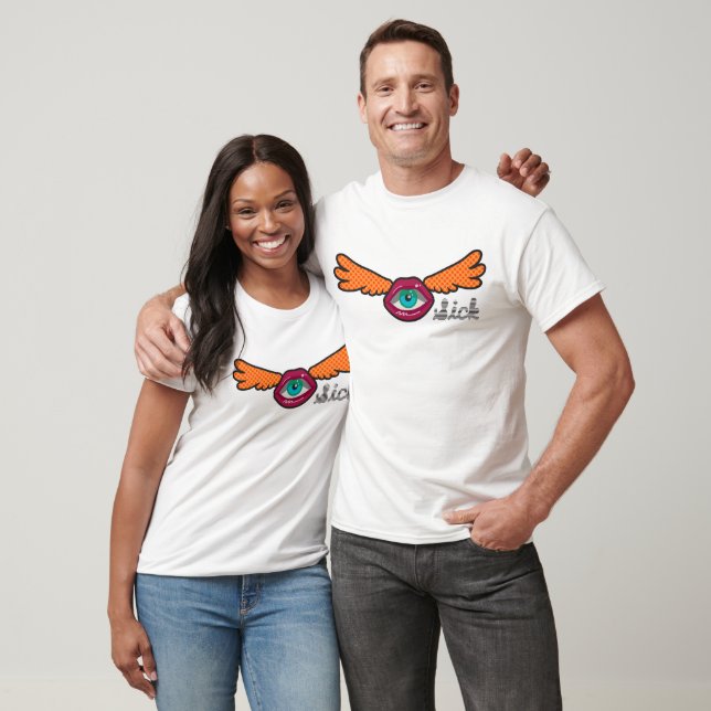 T-shirt asas doentes (Unissex)