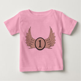 T-shirt Asas (Idade 1) - Baby Fine Jersey T Shirt 
