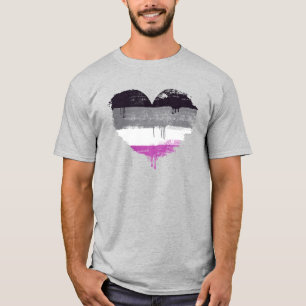 T-Shirt Asexual do Orgulho Cardíaco