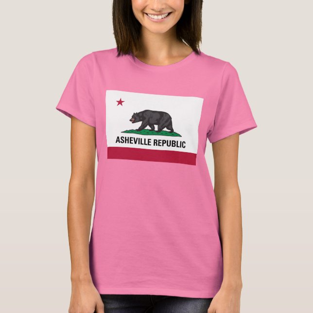 T-shirt Asheville República (Frente)