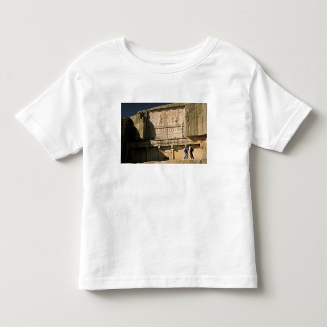 T-shirt Ásia, Irã, Persepolis.Túmulo de Dario, o Grande. (Frente)