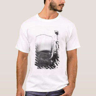 T-shirt Ásia, Japão, Tóquio. Cesto de bicicleta no Ginza