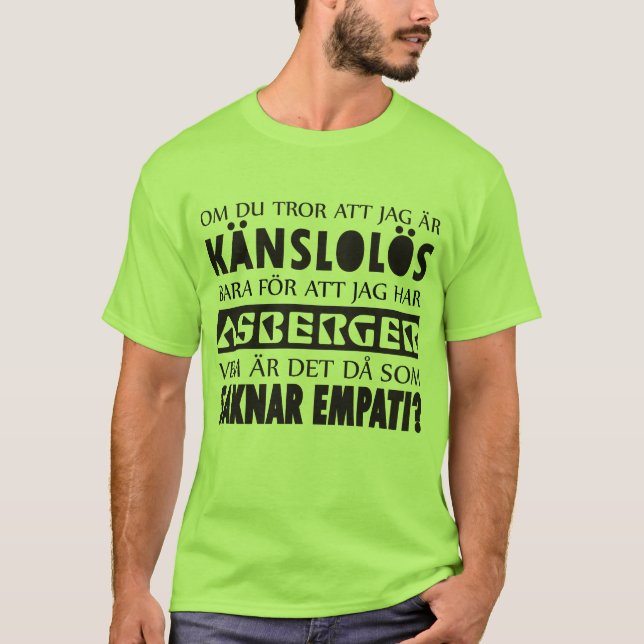 T-shirt Asperger - empati (Frente)