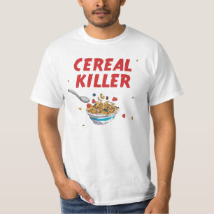 T-shirt Assassino do cereal de pequeno almoço