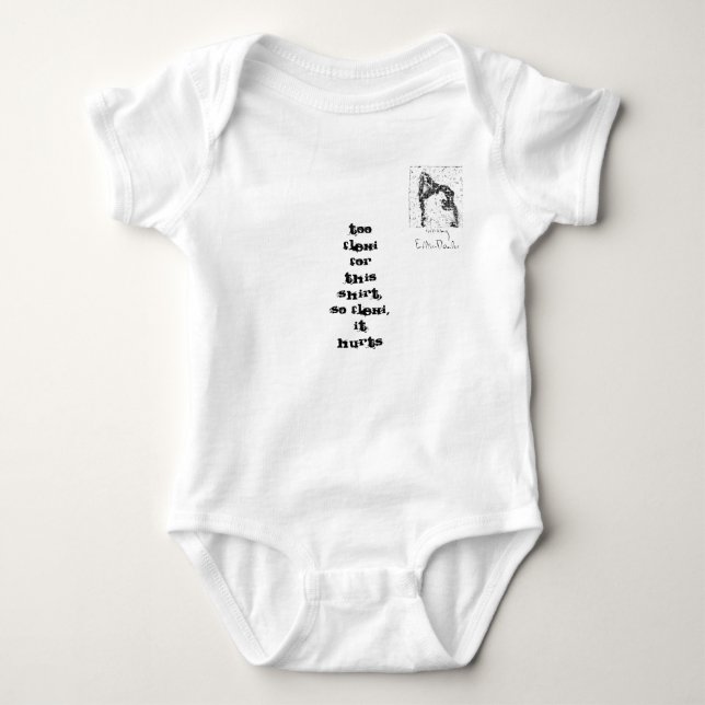 T-shirt Assim flexi, fere (Frente)