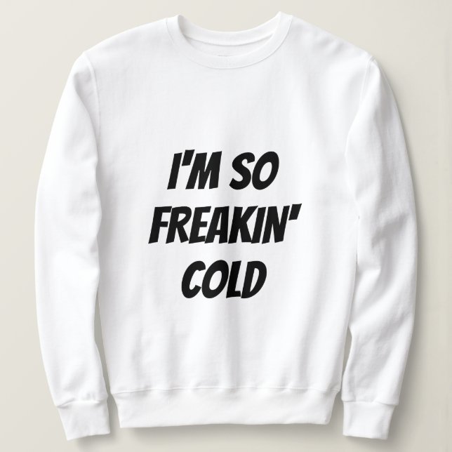 T-shirt - ASSIM FRIO de FREAKIN (Frente do Design)