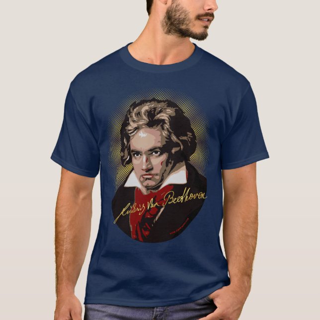 T-shirt Assinatura de Beethoven (Frente)