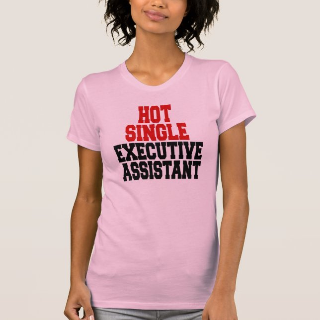 T-shirt Assistente executivo de Solteiro quente (Frente)