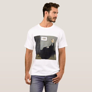 T-shirt ASSOBIADOR de JAMES - arranjo no cinza e no preto