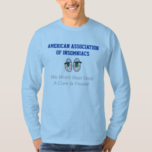 T-shirt Associação americana dos Insomniacs