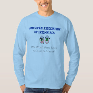 T-shirt Associação americana dos Insomniacs