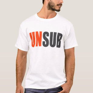 T-shirt Assunto do desconhecido de Unsub