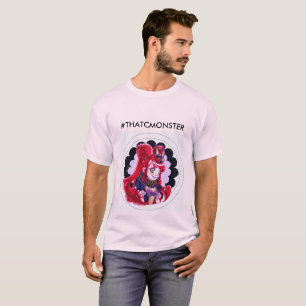 T-shirt assustador, bonito de CMonster