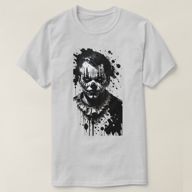 T-Shirt Assustador de Tinta Caldeira (Frente do Design)