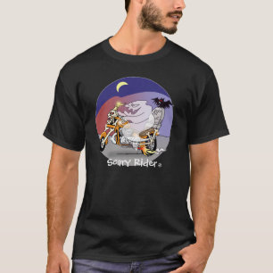 T-shirt assustador do © do cavaleiro