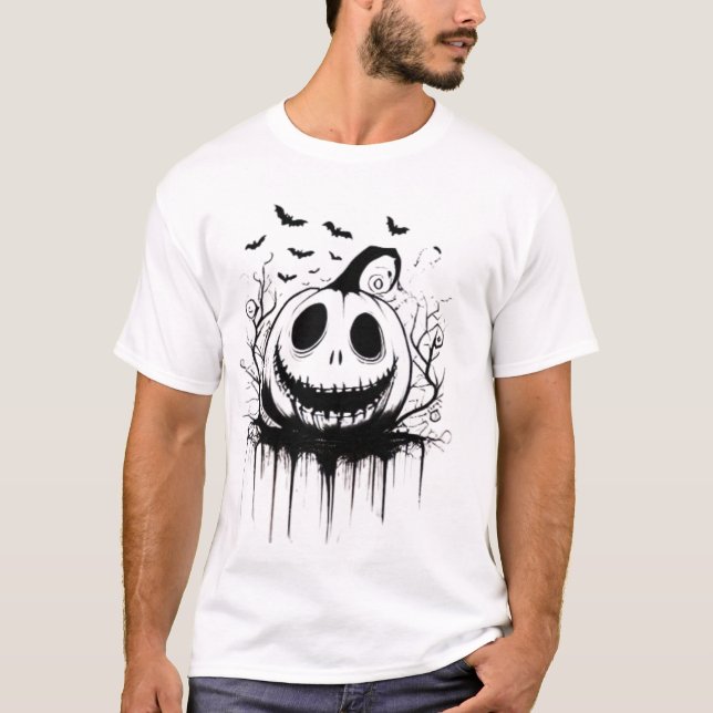 T-shirt assustadora (Frente)