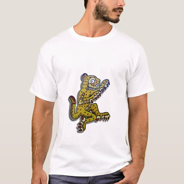 T-shirt asteca jaguar1 (Frente)