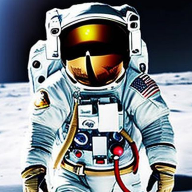 T-Shirt Astronauta (Criador carregado)