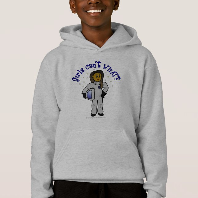 T-shirt Astronauta de Garota Escura (Frente)