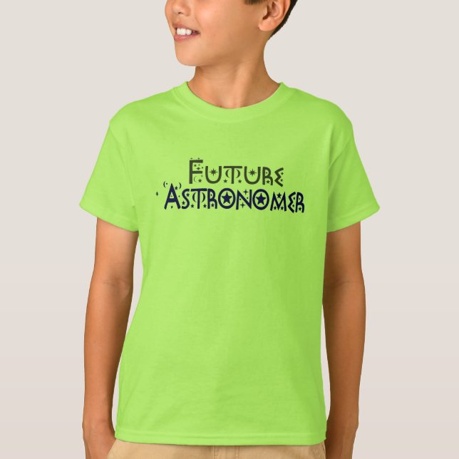 T-shirt Astrónomo futuro (Frente)