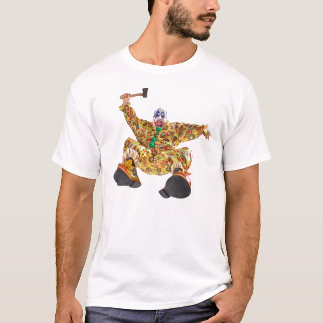 T-shirt ataque do palhaço mau (Frente)
