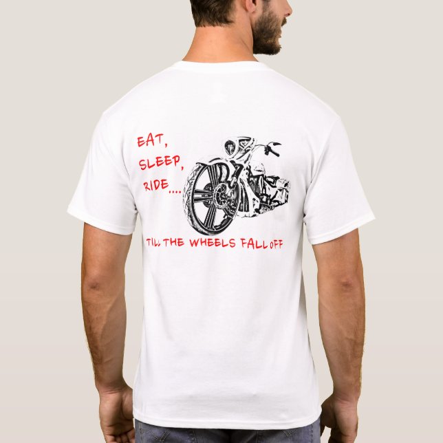 T-SHIRT ATÉ QUE AS RODAS CAÍREM! (Verso)