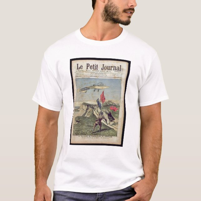 T-shirt Aterragem de Louis Bleriot em Dôvar (Frente)