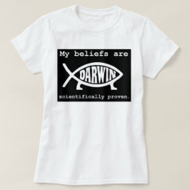 T-shirt ateu de Darwin