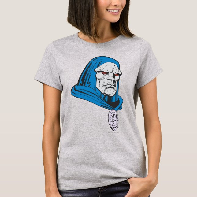 T-shirt Atirada de Cabeça Escuro (Frente)