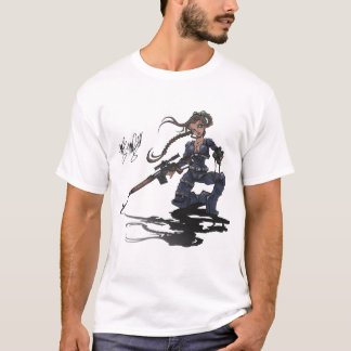 T-shirt atirador furtivo um